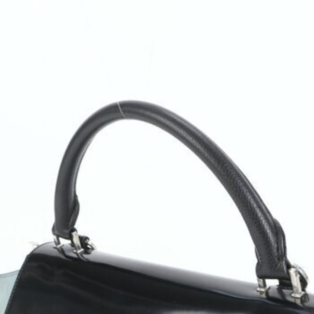 Celine Trapeze leather handbag tote black CEM - Picture 2 of 9